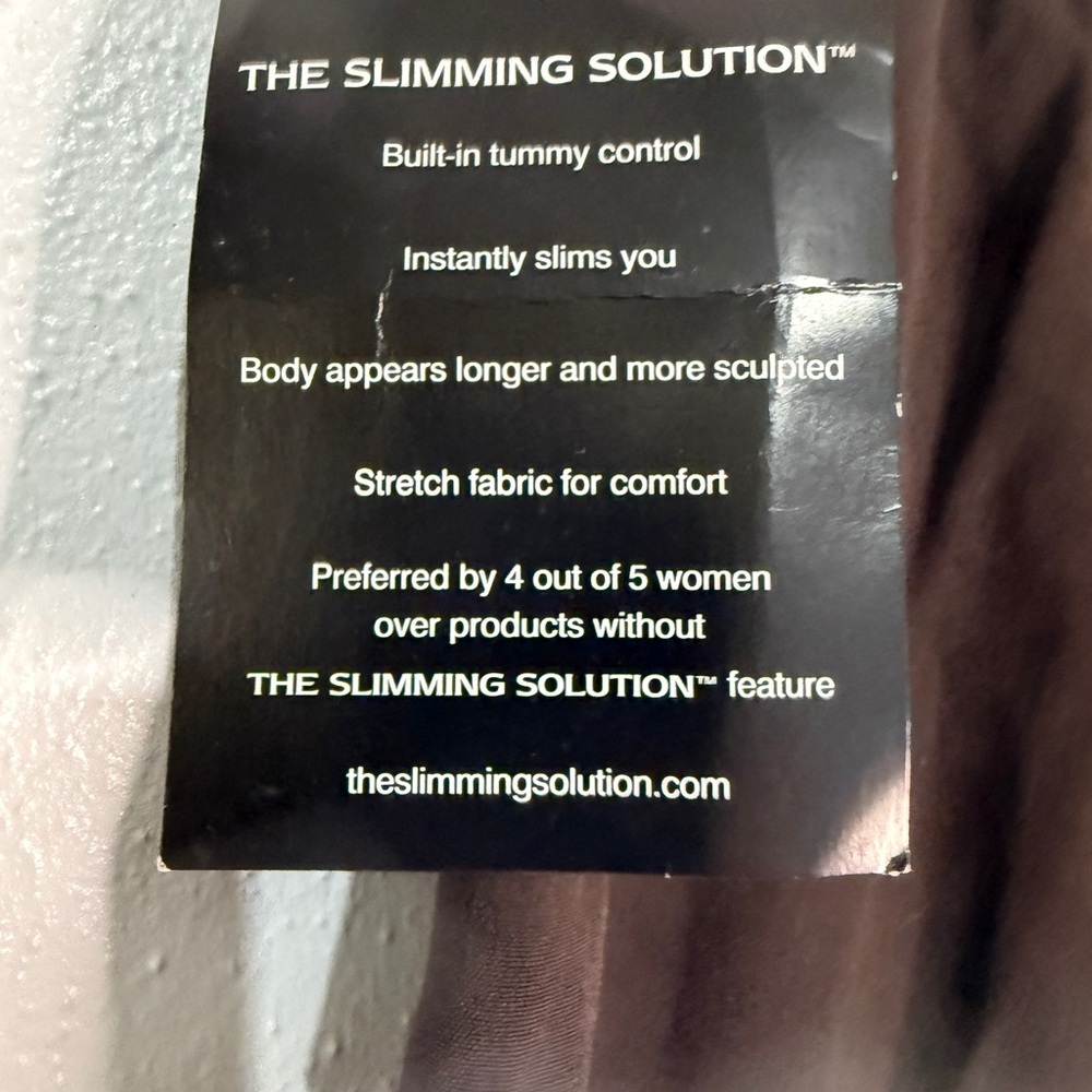 Briggs New York Brown Slimming Flat Front Dress Pants, 6P. NWT. - Picture 4 of 6